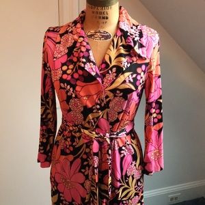 Vintage Lisanne Floral Wrap Dress